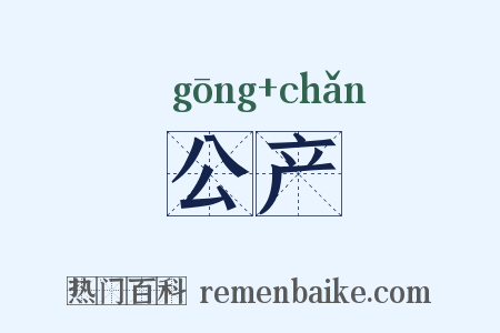 公产是什么意思的图片